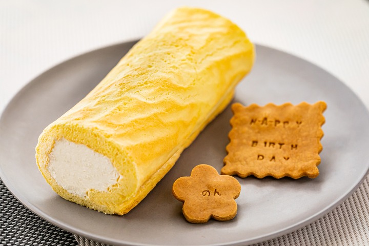 無農薬米粉のロールケーキ